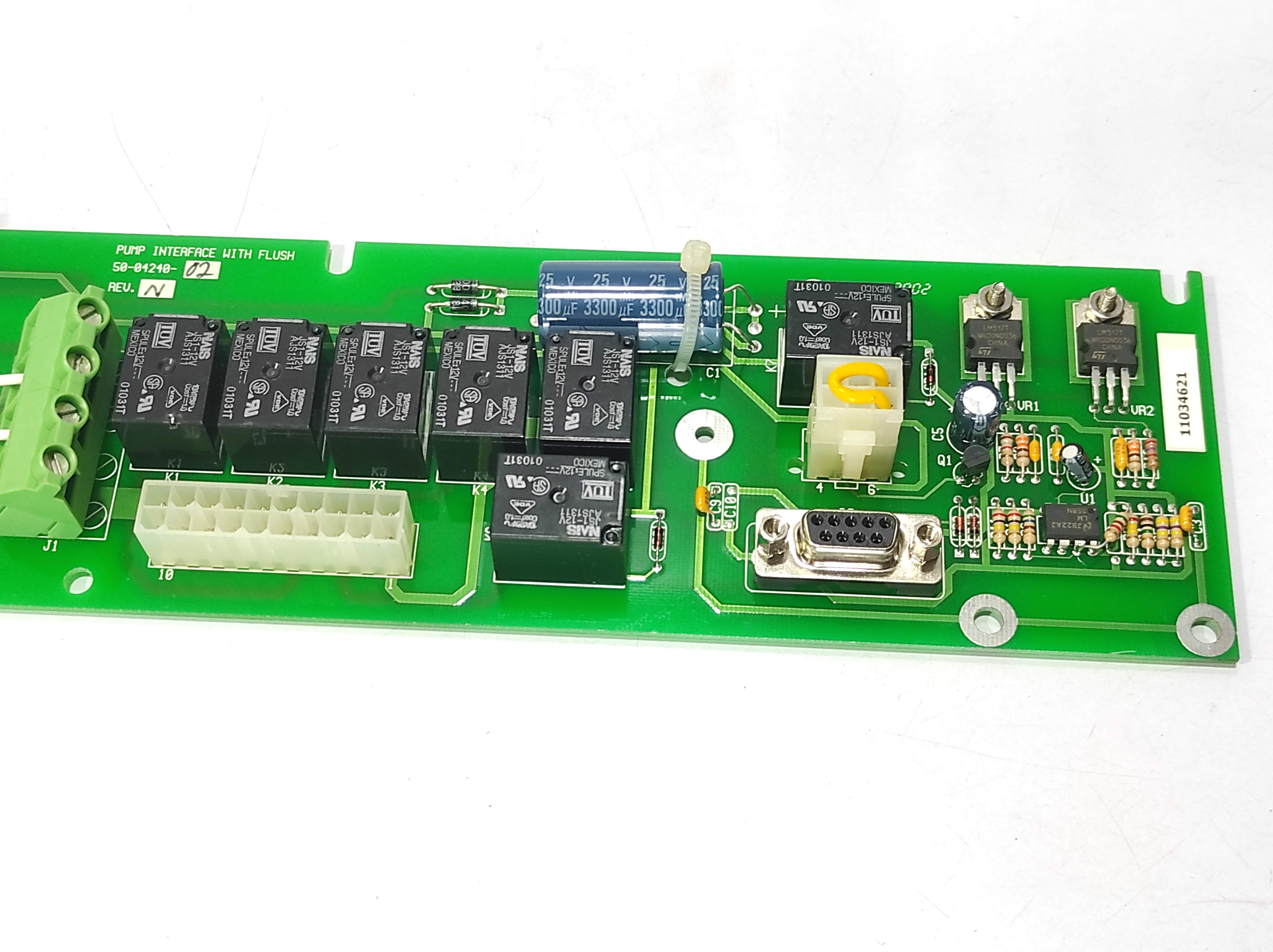 Nova 50-04240-02 Rev N Pump Interface With Flush PCB