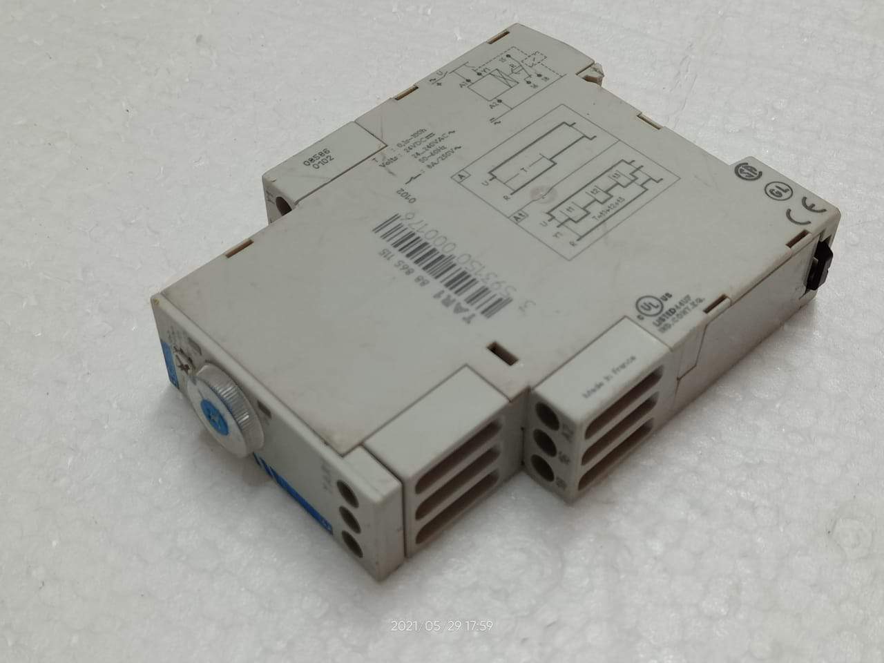 Crouzet TAR1 88865115 Time Delay Relay