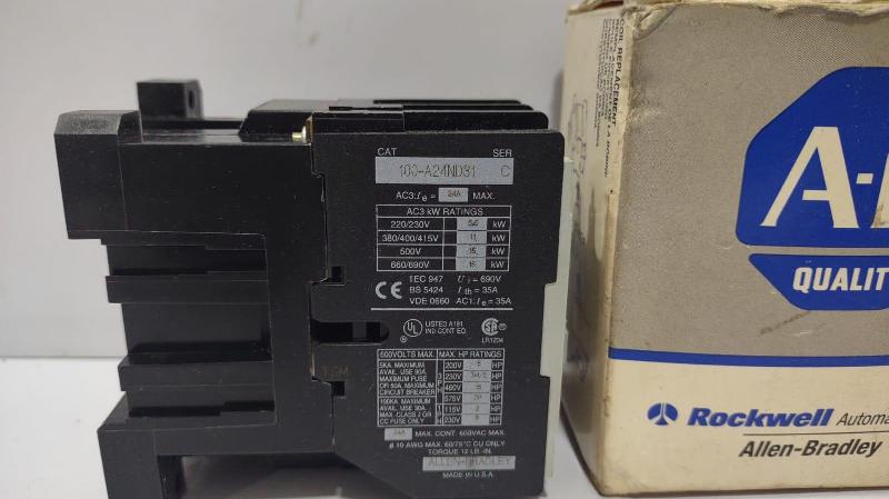 Allen Bradley 100-A24ND31 Ser C AC Contactor 110V50Hz 120V60Hz