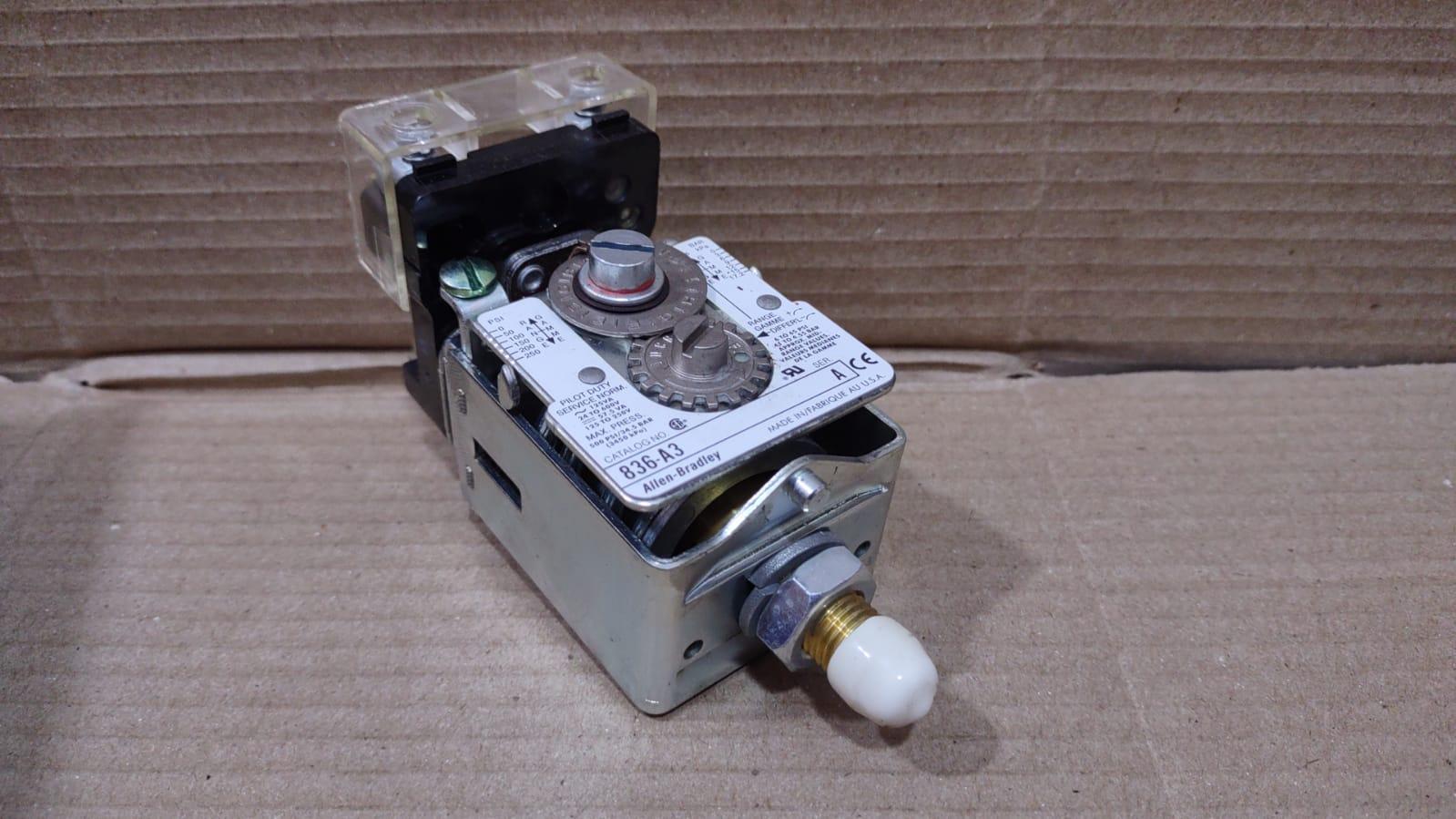 Allen Bradley 836-A3 Ser A Pressure Control Switch