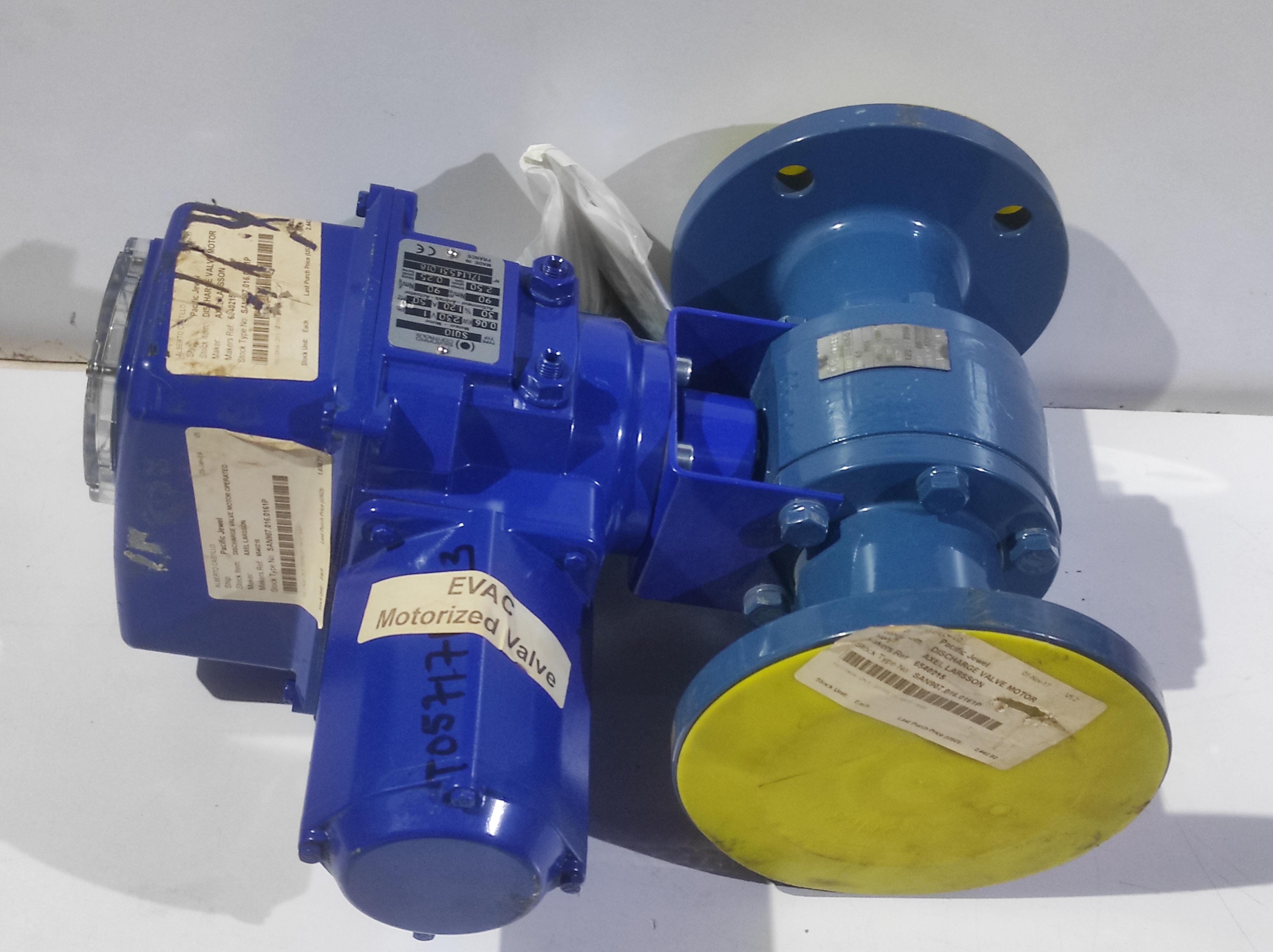 Bernard Controls SQ10 Actuator With Starline 215-SGS-G Valve