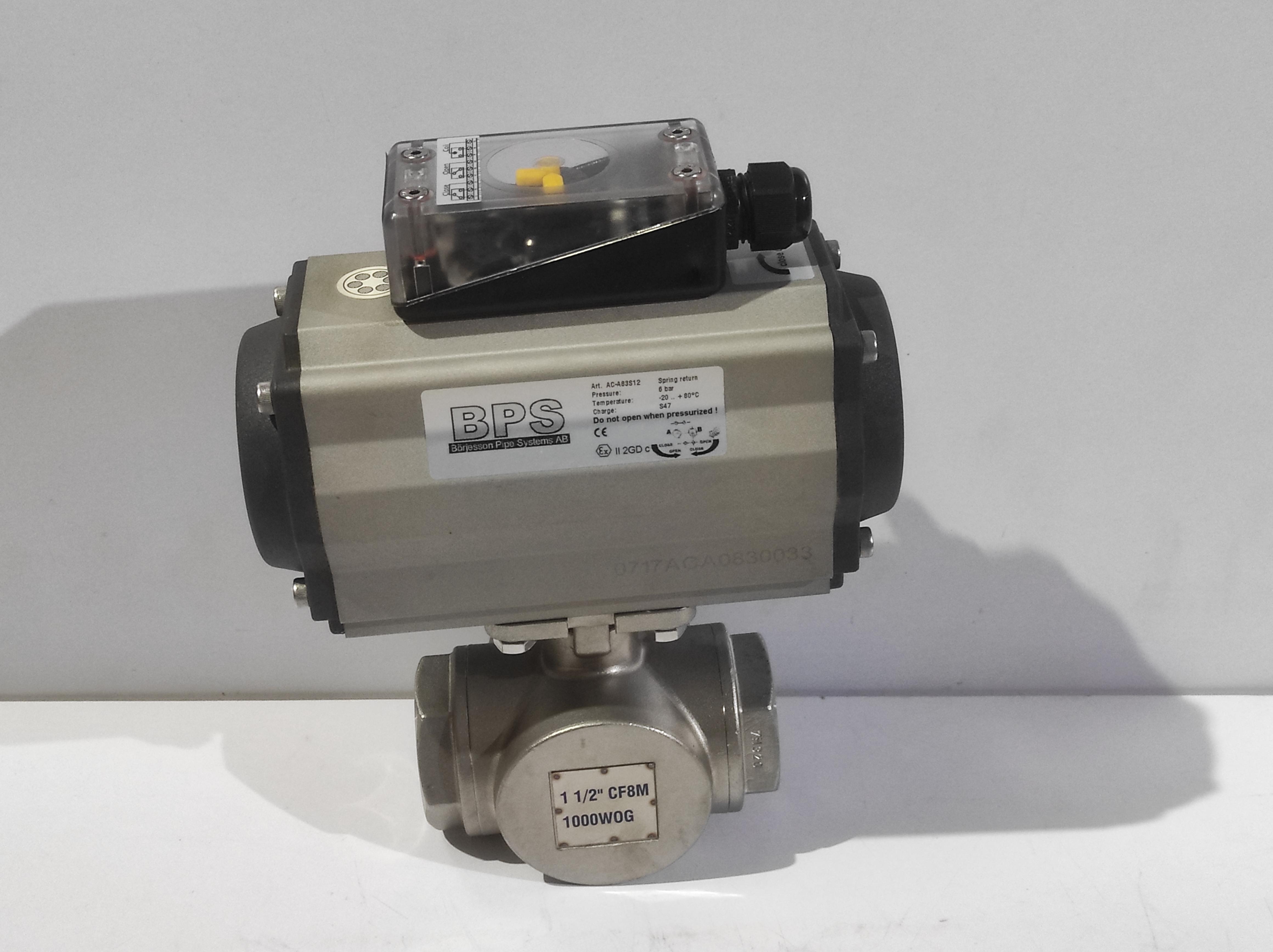 BPS AC-A83S12 Spring Return 0717ACA0830033 Actuator