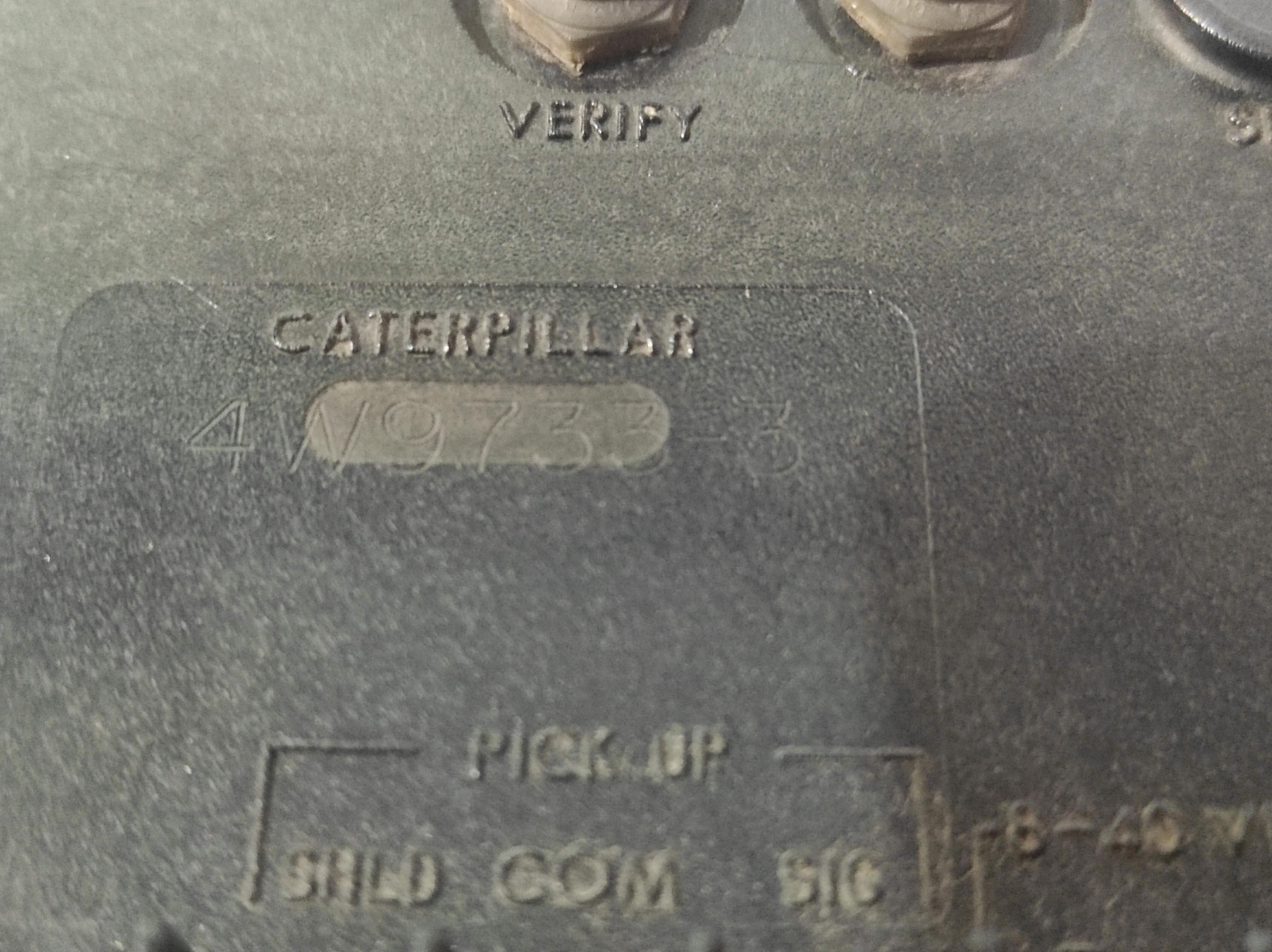 Caterpillar 4W9733-3 Control As Governor