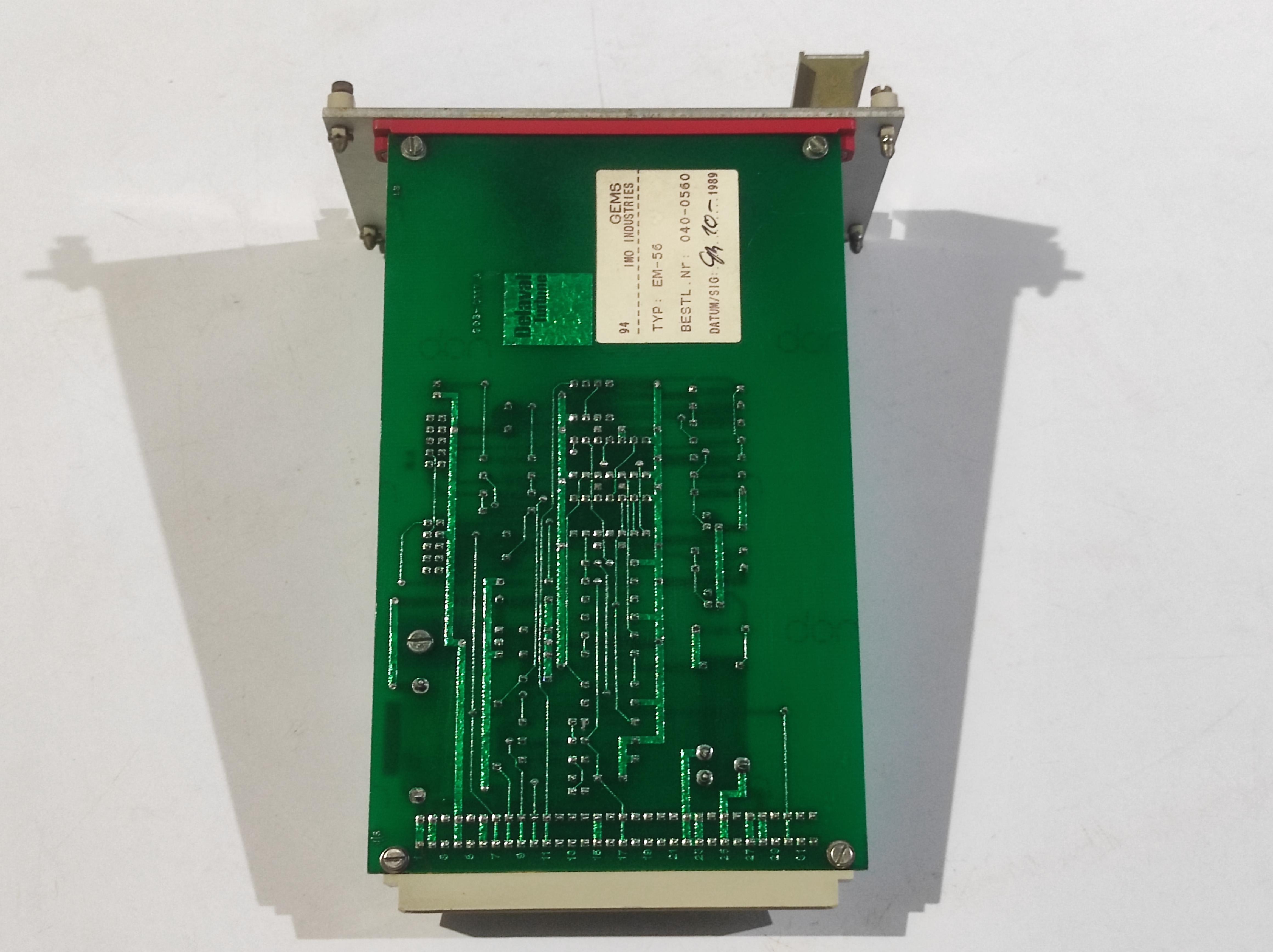 Delaval Turbine EM-56 PCB 040-0560