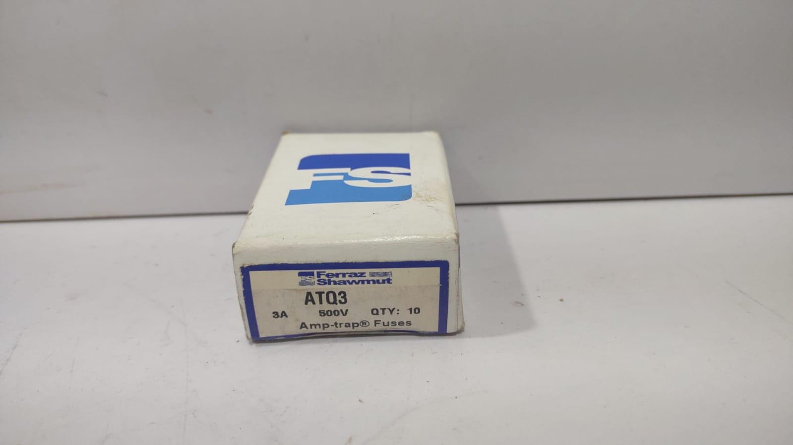 Ferraz Shawmut ATQ3 Amp Trap Fuse 3A 500V