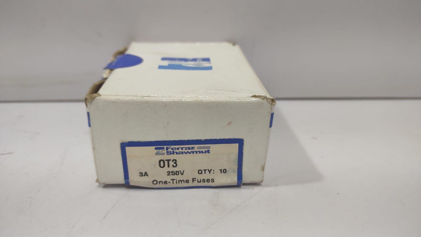 Ferraz Shawmut OT3 One Time Fuse 3A 250V