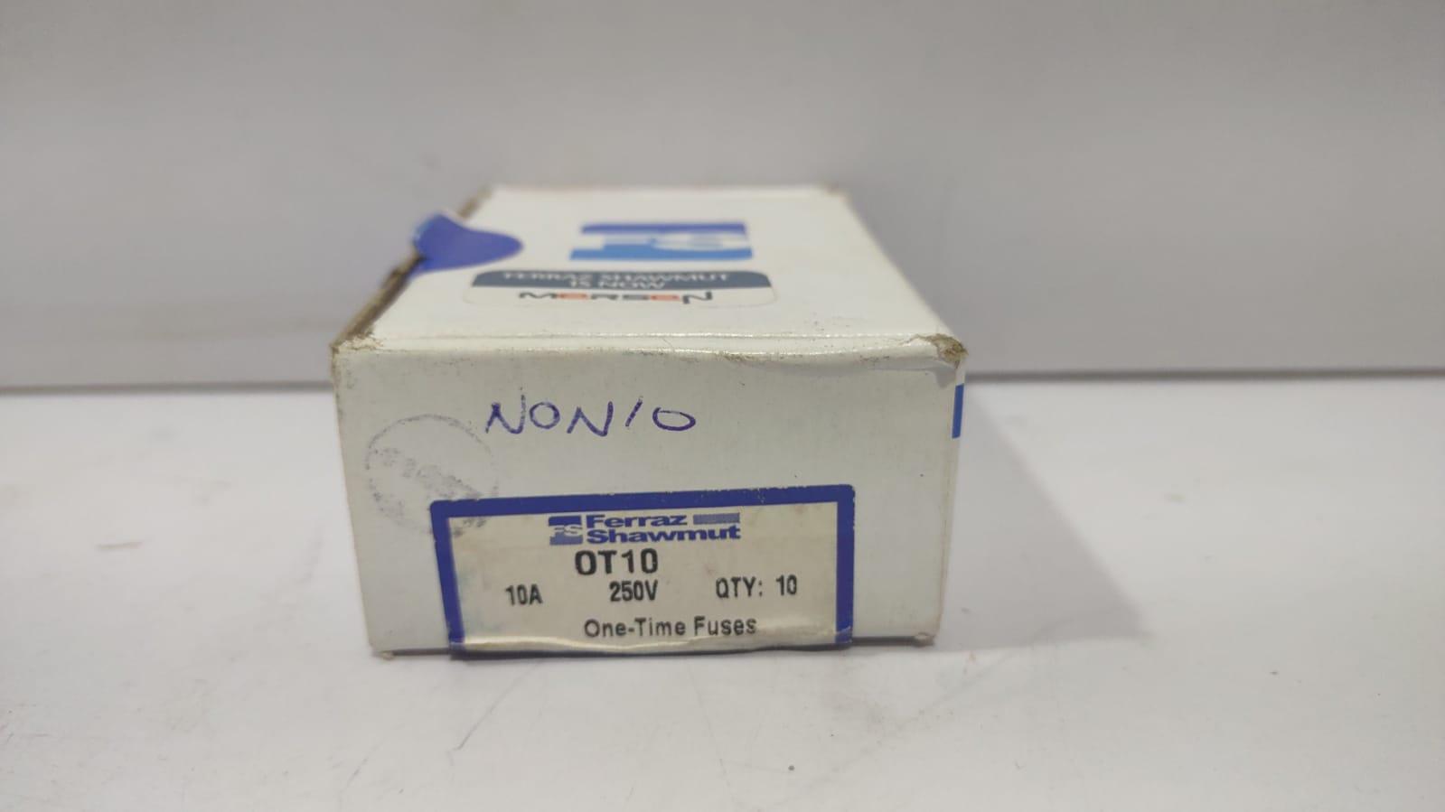 Ferraz Shawmut OT10 One Time Fuse 10A 250V