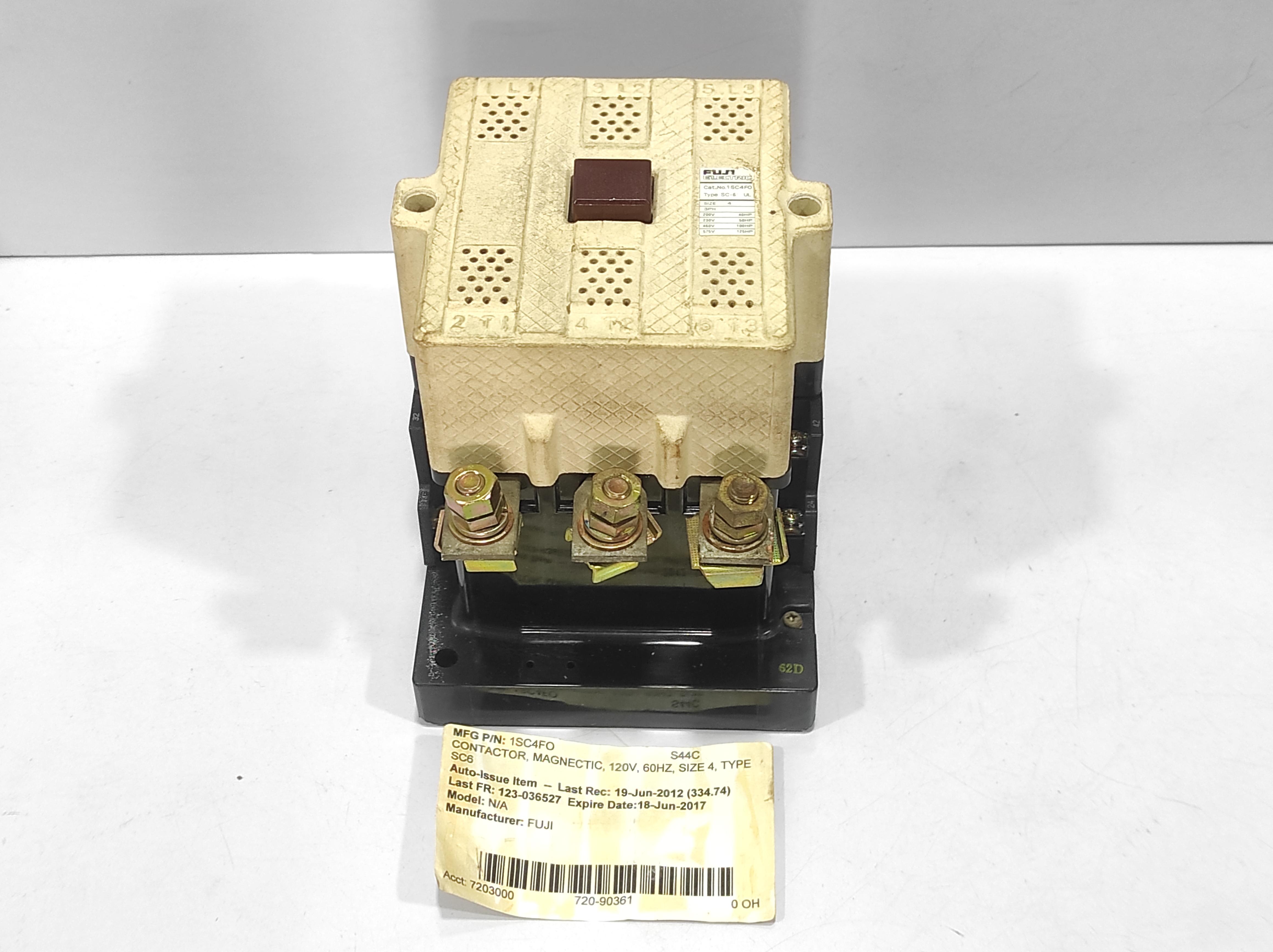 Fuji 1SC4F0 SC-6_UL Contactor