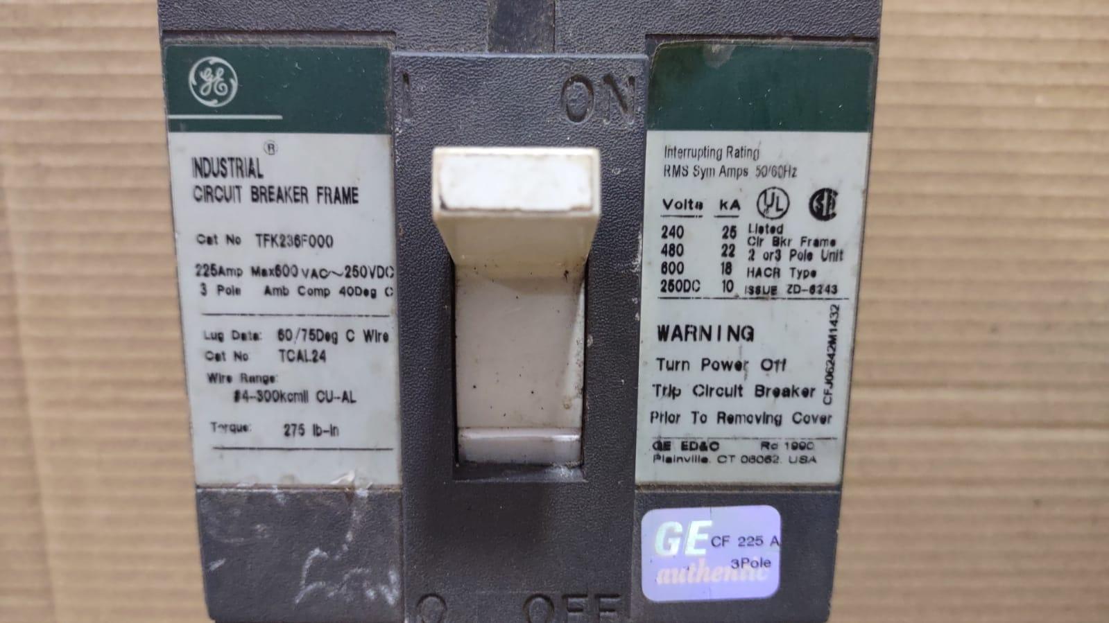 GE TFK236F000 Circuit Breaker