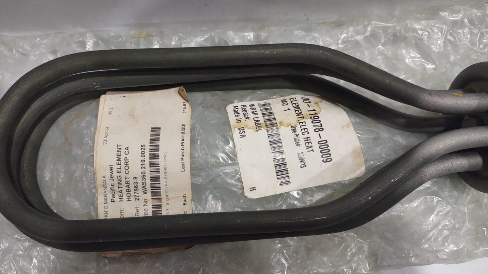 Hobart 00-119078-00009 Heating Element 0011907800009