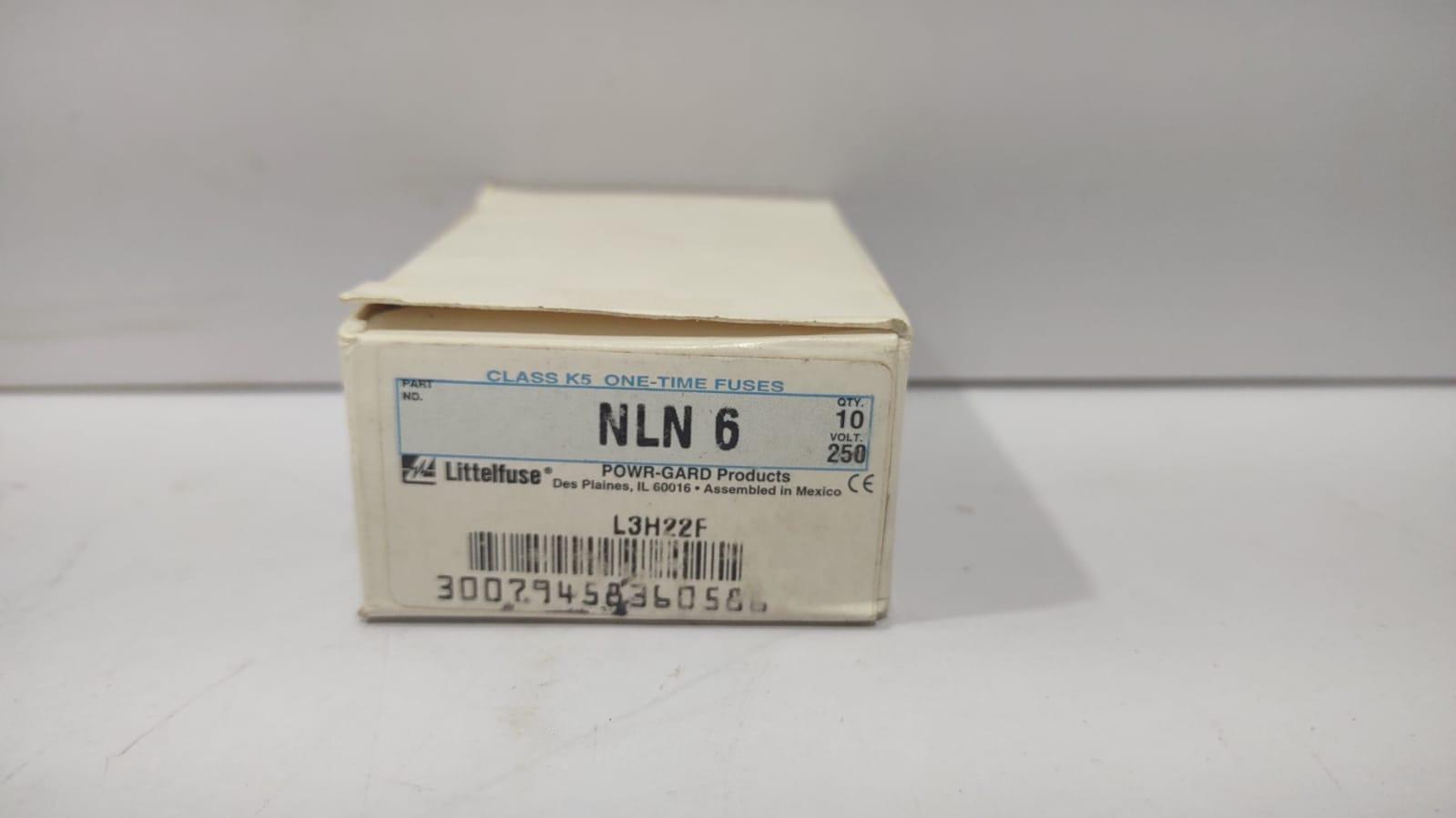 Littelfuse NLN 6 Class K5 One Time Fuse 250V NLN6