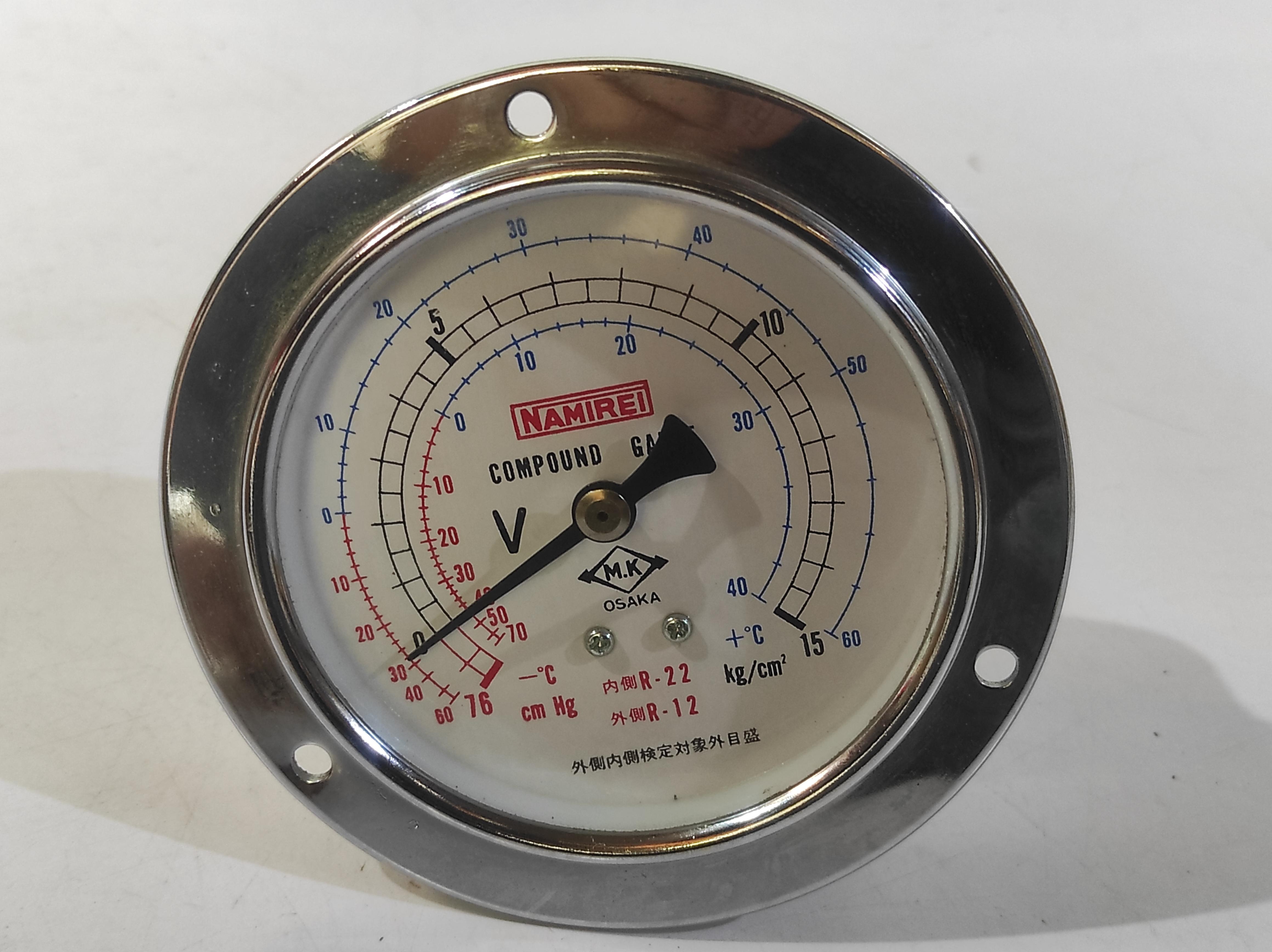 Matubara Type PS DU 7_16 Compound Gauge Pressure Gauge