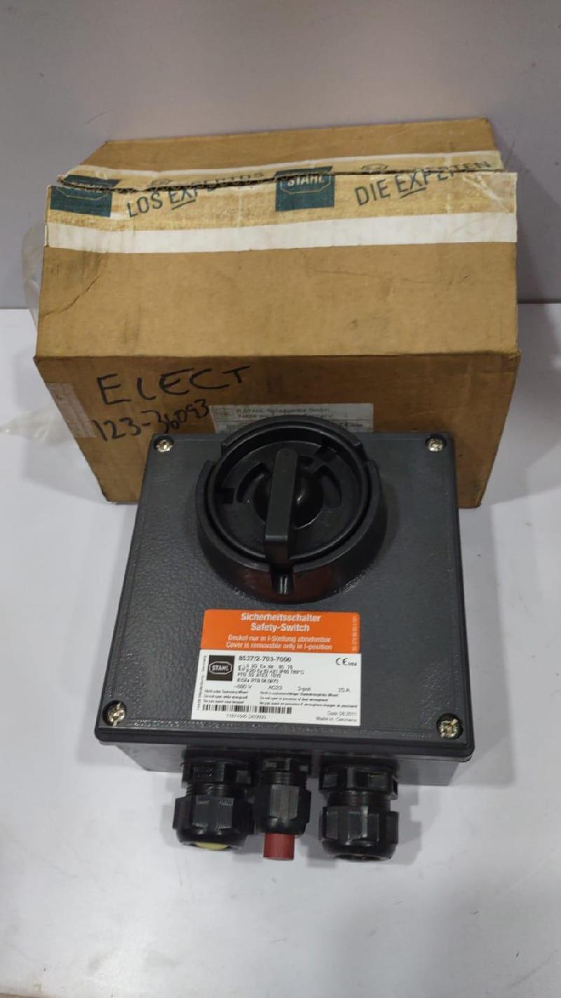 Stahl 8537_2-703-7000 Safety Switch 3Pole 25A 853727037000