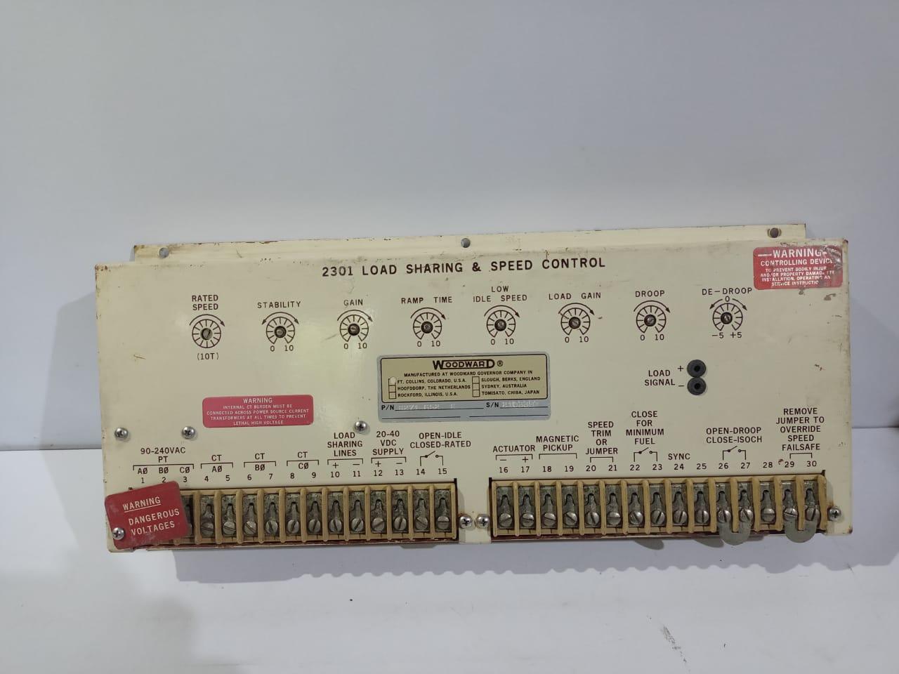 Woodward 8271-652 E 2301 Load Sharing & Speed Control