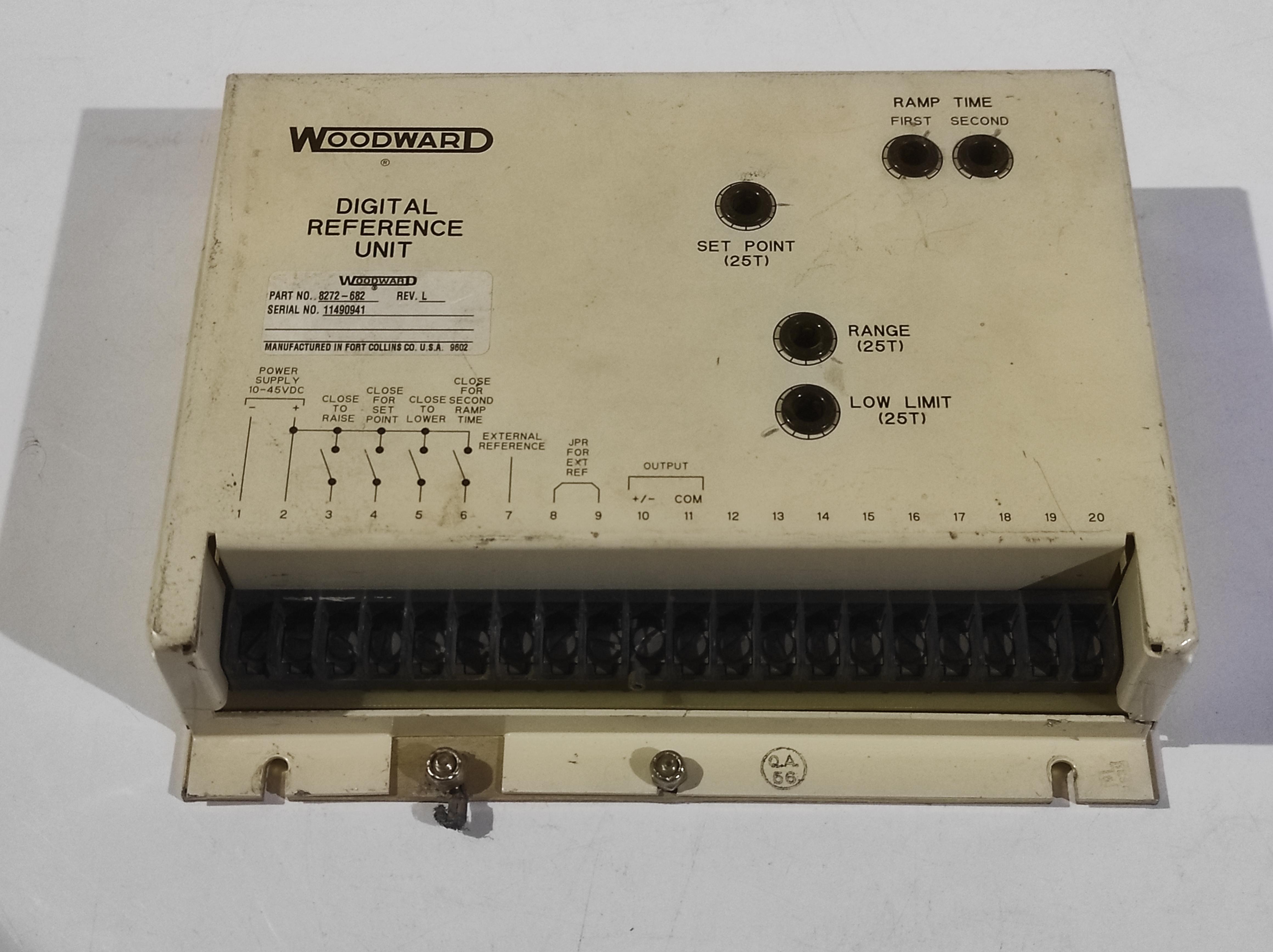 Woodward 8272-682 Rev L Digital Reference Unit