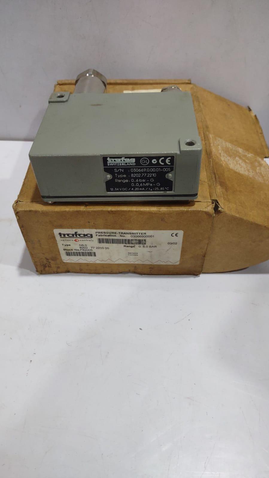 Trafag N6.0 8202 77 2210 00 Pressure Transmitter 0-6 Bar 8202.77.2210