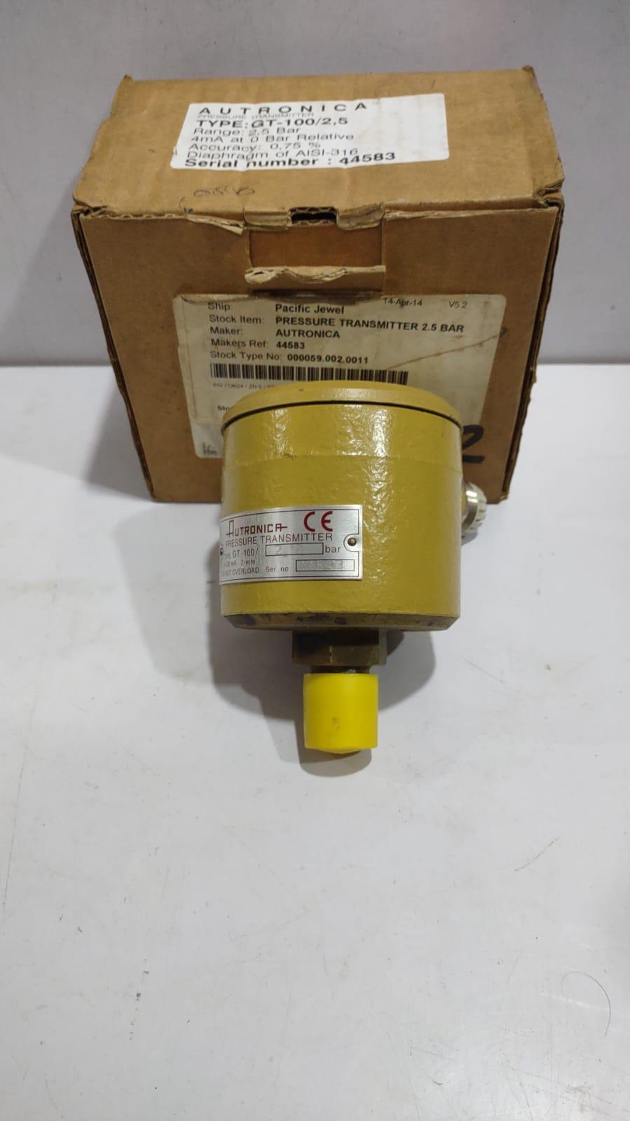 Autronica GT-100_2.5 Pressure Transmitter GT1002.5