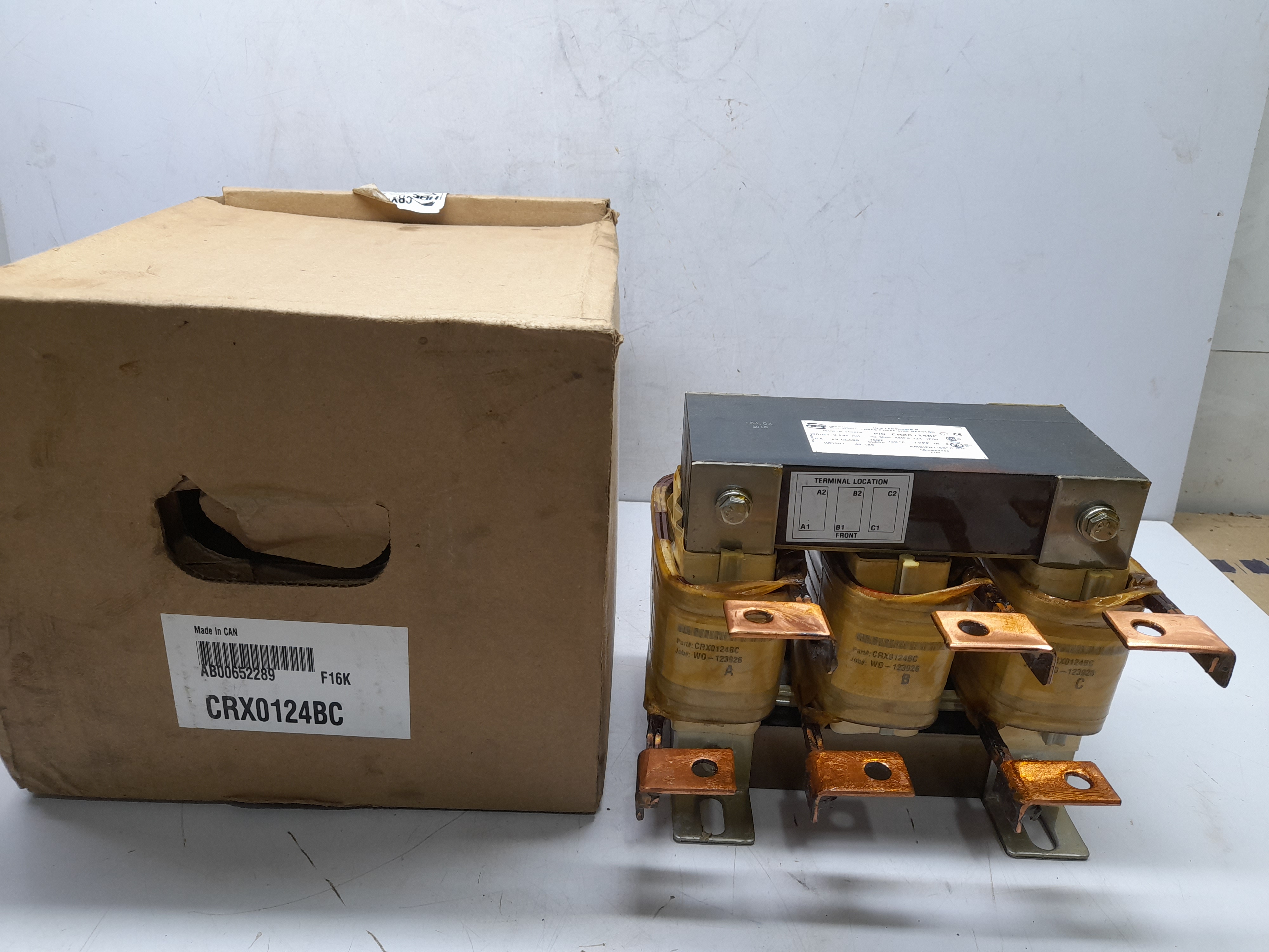 HPS Hammond Power Solutions CRX0124BC HPS Centurion R Three Phase Line Reactor NOV 26460064