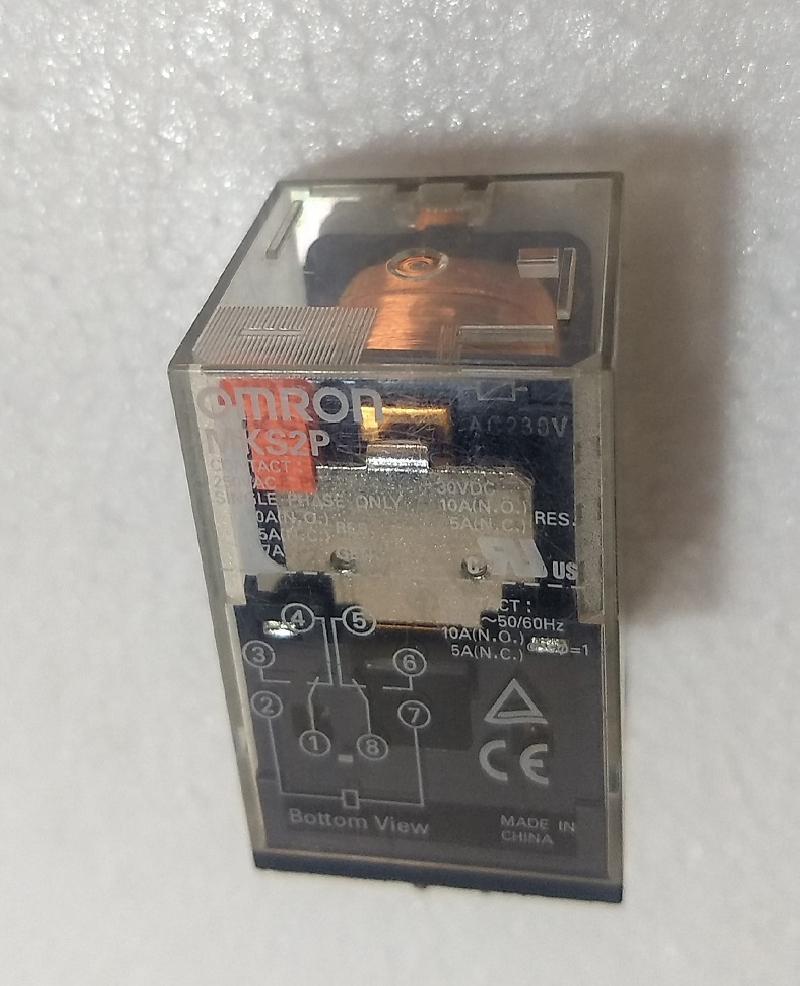 Omron MKS2P - Relay 250VAC - 30VDC Single Phase Only 10A