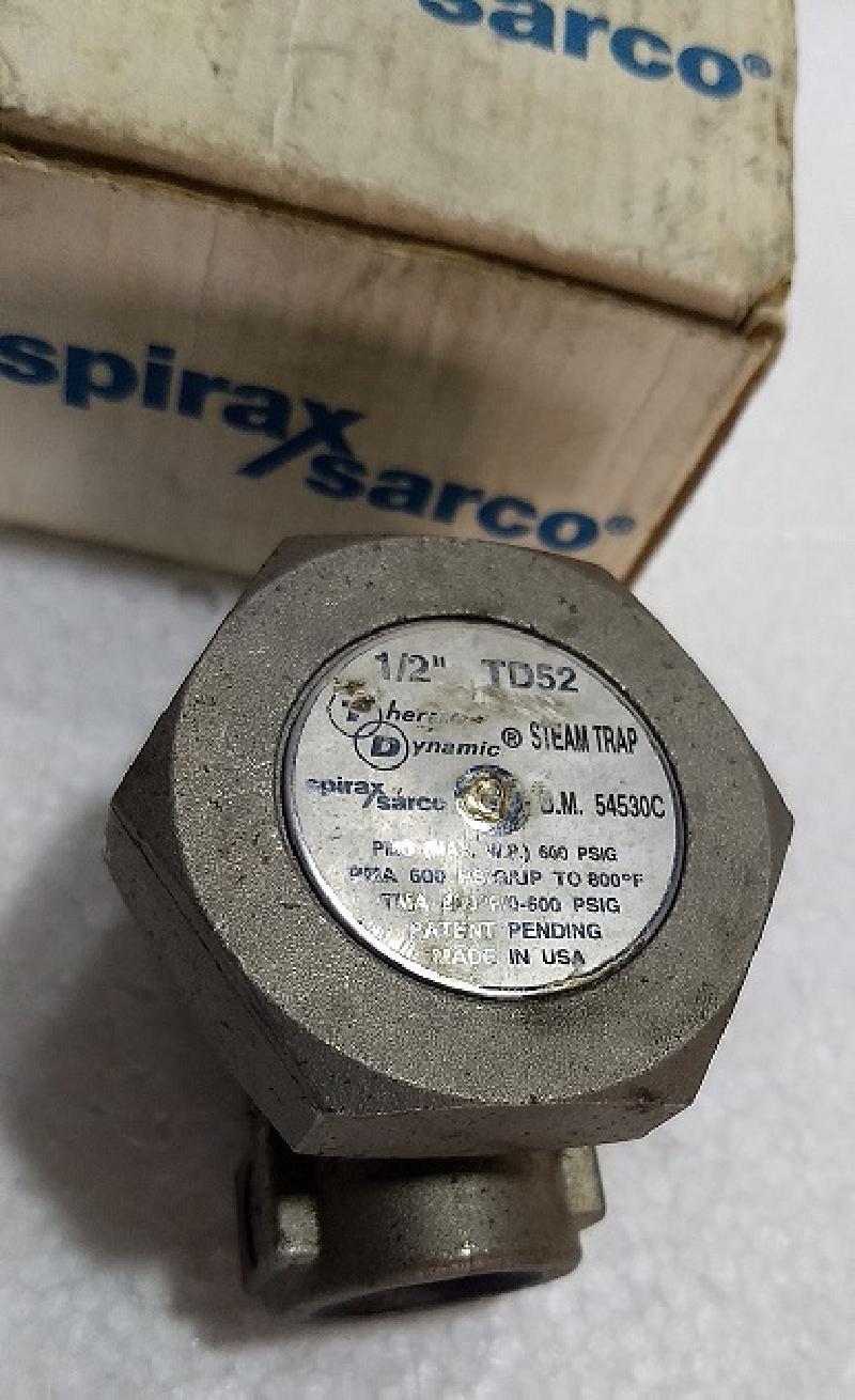 Spirax Sarco Thermo-Dynamic Steam Trap TD-52 - 1/2