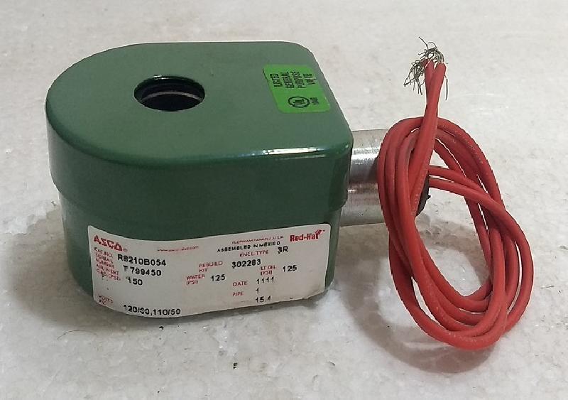 Asco Solenoid Coil R8210B054 Encl. 3R - 120/110 VAC Rebuild 302283