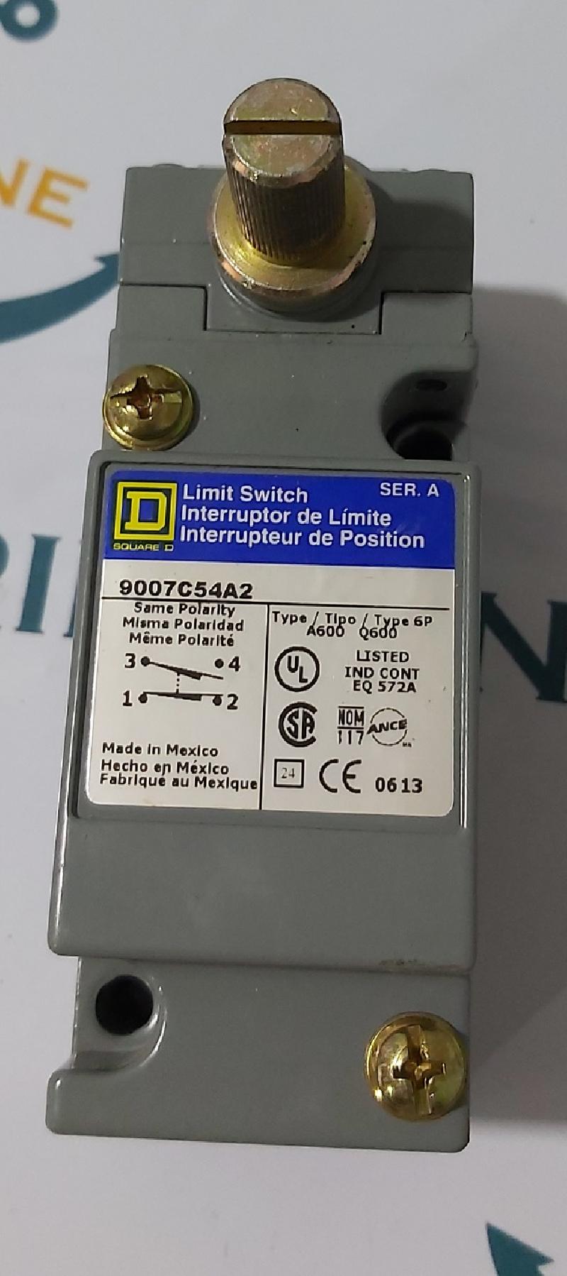 SQUARE D Heavy Duty Limit Switch Ser A, 9007C54A2