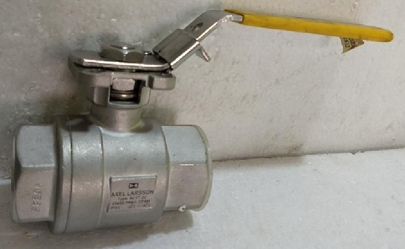 Ball Valve - Axel Larsson - AL17-22 DN32 PN63 CF8M PTFE  -20 to +180 deg C