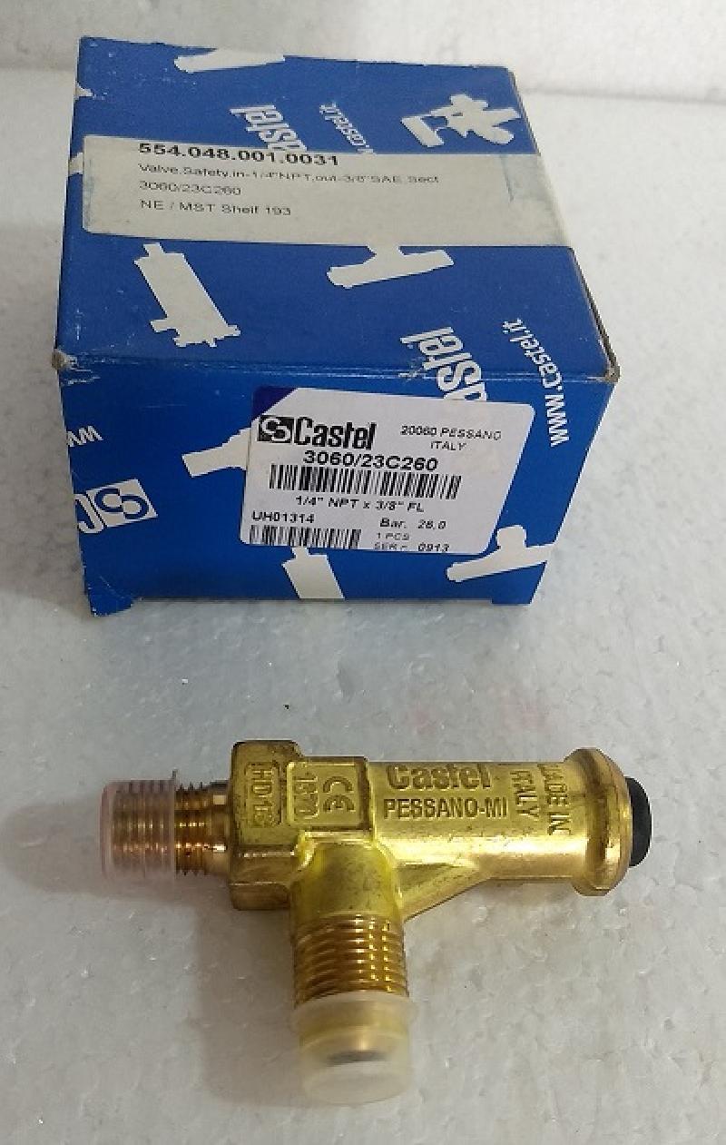 Castel 3060 Series Safety Valve 23C260 - 1/4