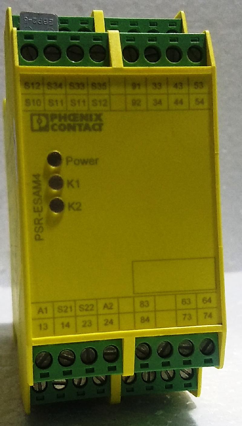 Phoenix Contact - Safety Relay for Drilling Panel - Psr-Scp- 24UC/ESAM4/8x1/1x2