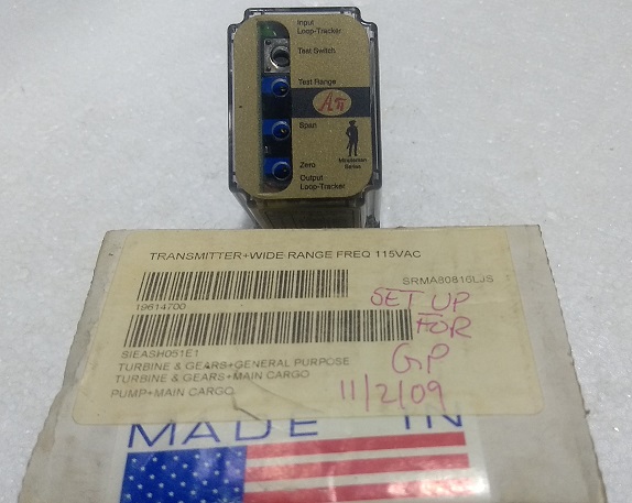 Transmitter Wide Range Frequency 115VAc - API-7580-G