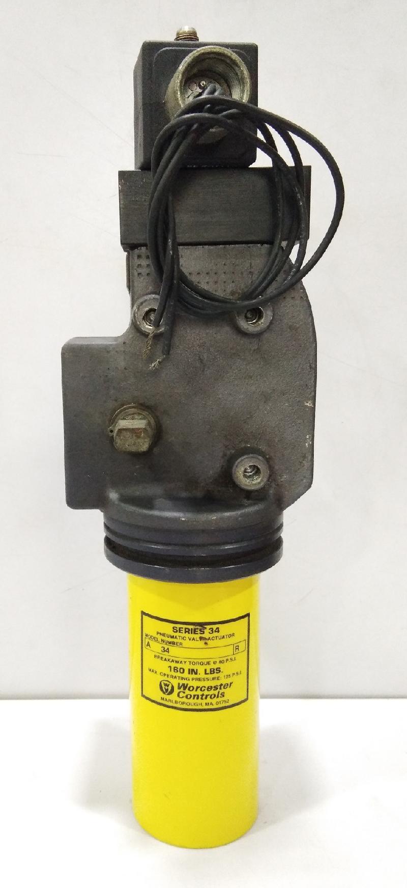 FLOWSERVE MODELA 34 R PNEUMATIC VALVE ACTUATOR WOTH PARKER 7131Z002N0C111C2 COIL