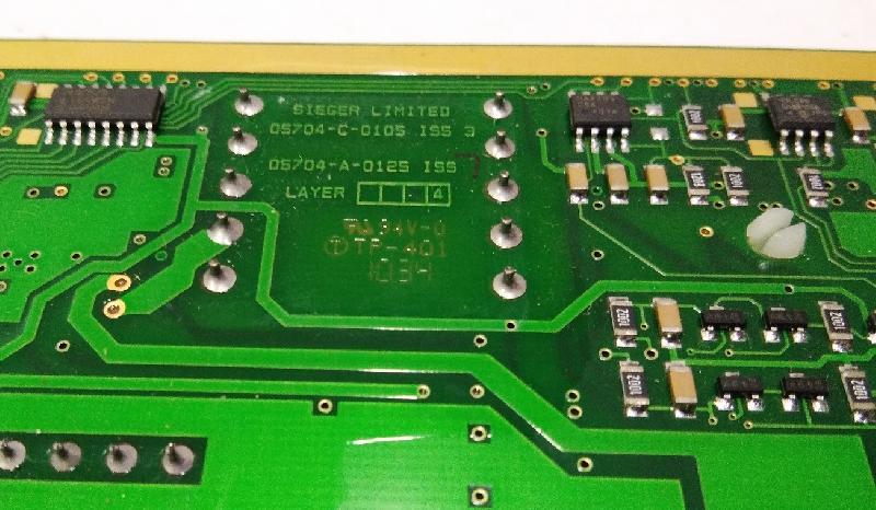 SIEGER ZELLWEGER ANALYTICS 05704-A-0145 ISS.4 PCB