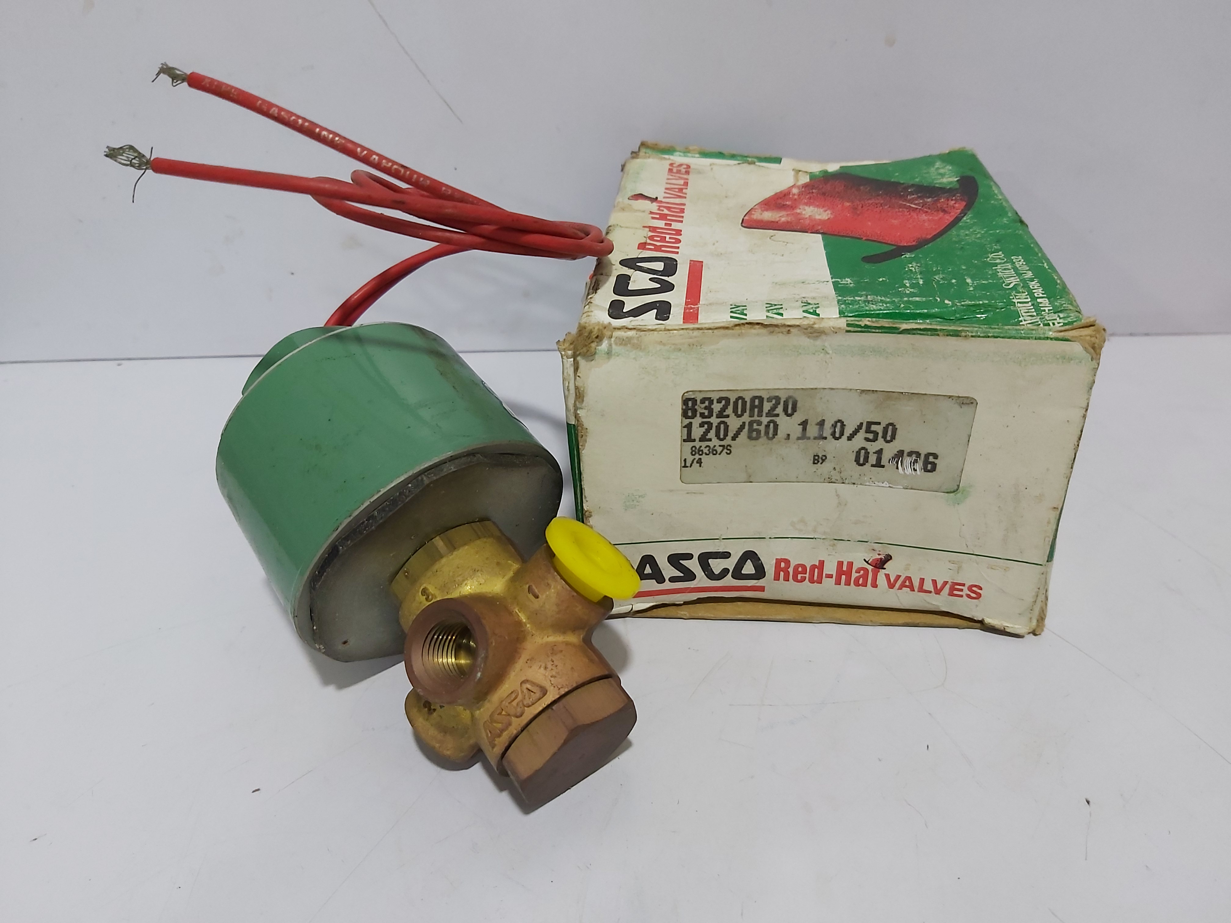 ASCO 8320A20 SOLENOID VALVE 120/60 110/50 125-PSI