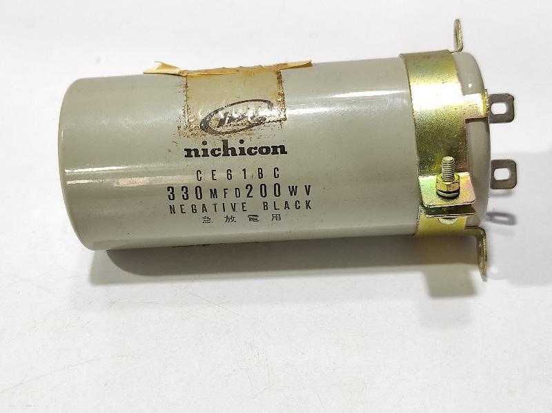 NICHICON CE61BC CAPACITOR 330MFD 200WV