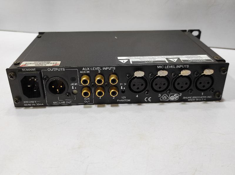 SHURE SCM268 MICROPHONE MIXER