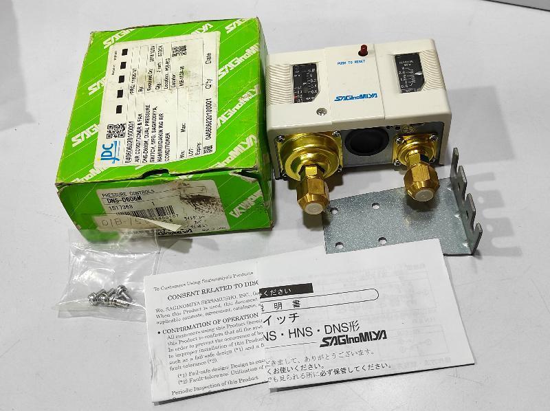 SAGINOMIYA DNS-D606M PRESSURE CONTROLS