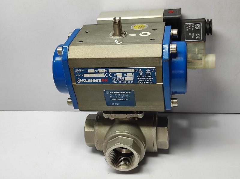 KLINGER DK 3-WAY ACTUATED VALVE