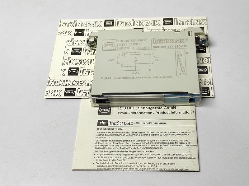 STAHL 9001/02-217-390-101 BARRIER SAFETY SINGLE CHANNEL