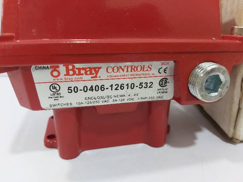 Bray 50-046-12610-532 Ser-50 Valve Status Monitor Nema-4 / 5004612610532