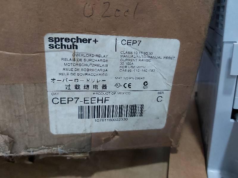 Sprecher Schuh CEP7-EEHF Over Load Relay CEP7EEHF