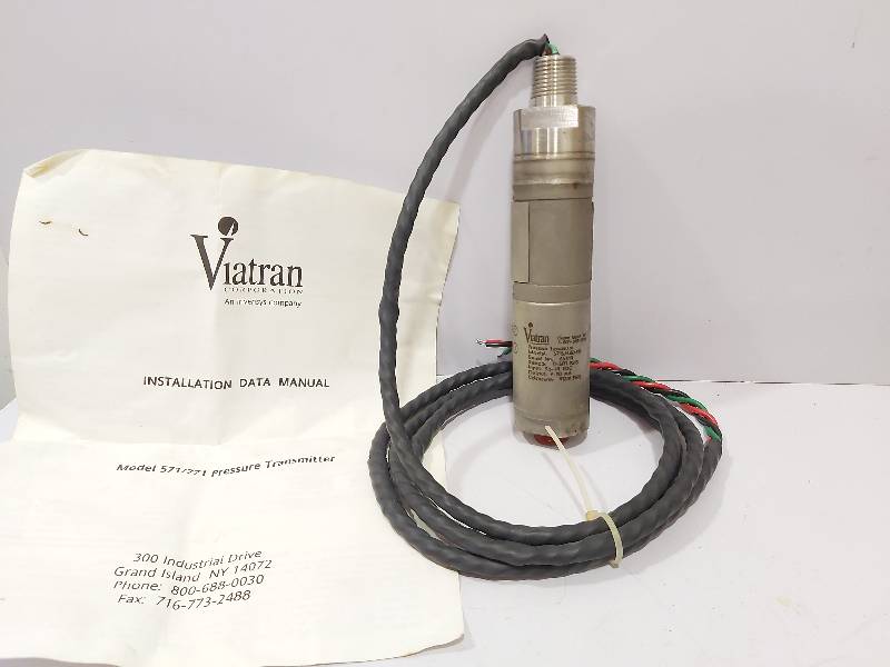 Viatran 5715AUSX818 Pressure Transmitter 0-500 Psi 