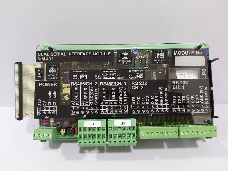 Sam Electronics SIM 401 Dual Serial Interface Module P/N: 271.149.320/04-B