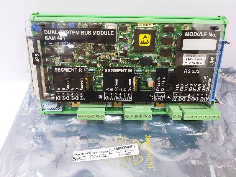 Sam Electronics SAM 401 Dual System Bus Module P/N: 271.149.322.06 /SAM401