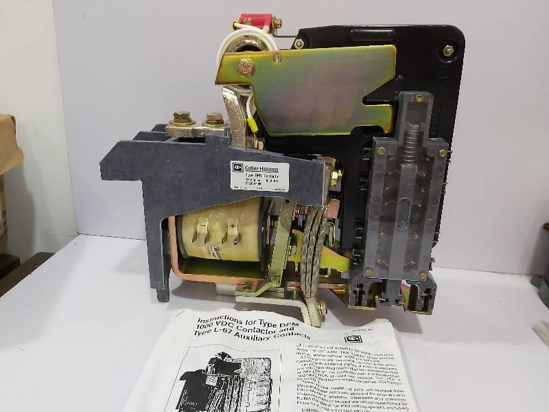 Eaton Cutler Hammer 2120A07G09 DPM Contactor 1250-Amps 1000-Vdc Coil-2114A92G 74-Volts Dc