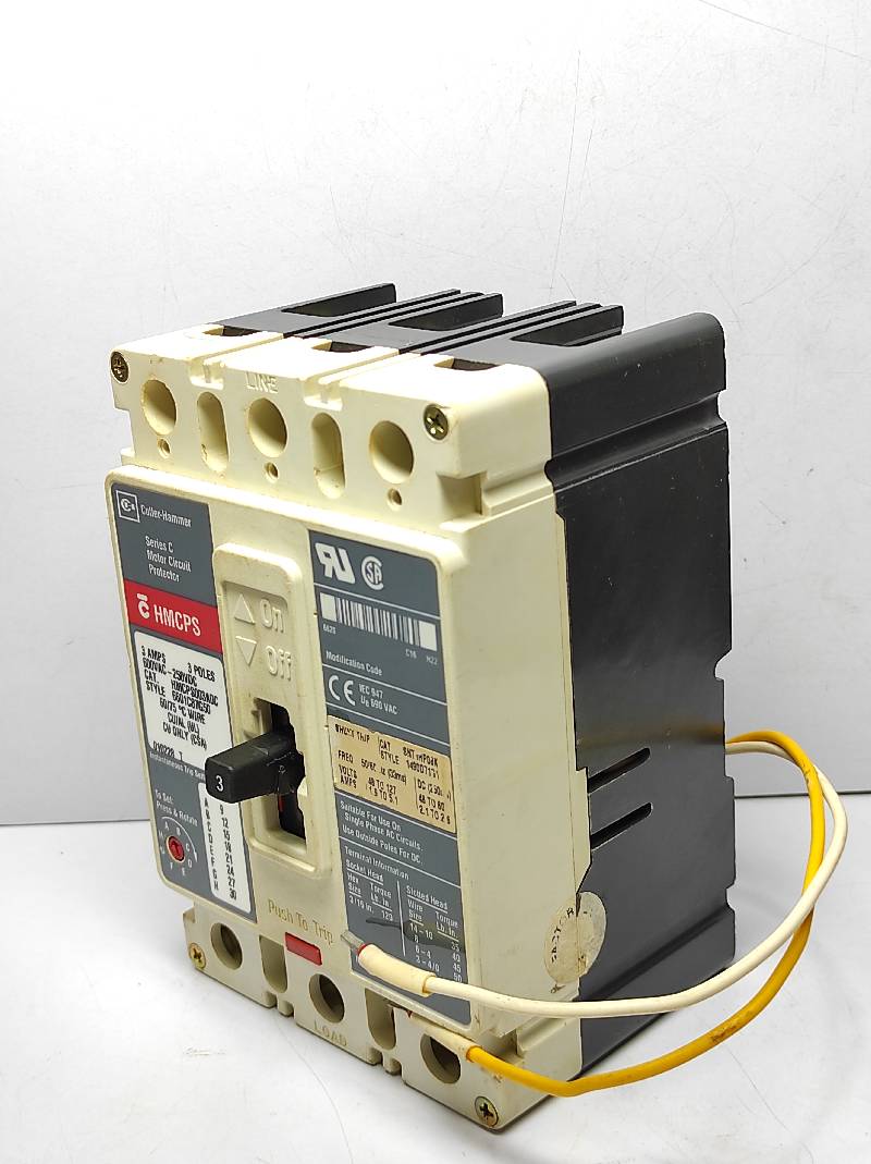 Cutler Hammer HMCPS HMCPS003A0C Series C Circuit Breaker