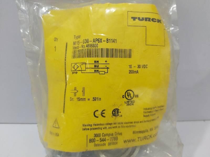 Turck N15-G30-AP6X-B1141 Sensor 4696600 / N15G30AP6XB1141