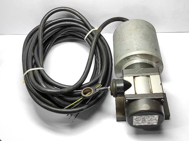 Seillangengeber SL 3002-D9/GS 80/K/F Rope Length Transmitter With Pepperl Fuchs 14000 Incremental Rotary Encoder