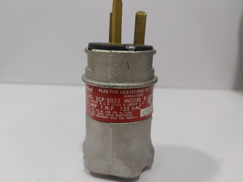 Appleton ECP-2023 Model-D Plug 20Amp 1-H.P 125 Vac