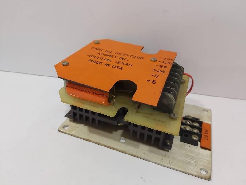 Koomey 6020-0100 Power Supply 60200100 / 120v