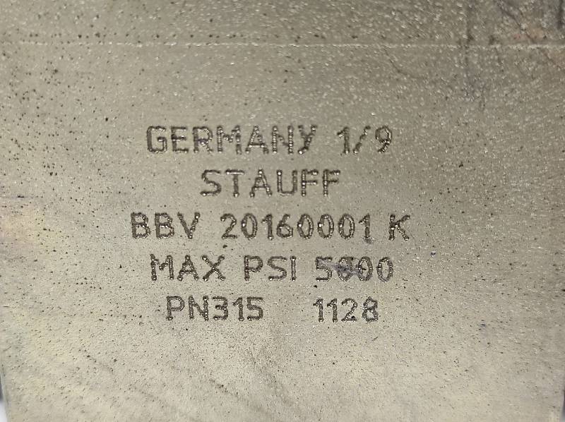 Stauff BBV 20160001 K Ball Valve